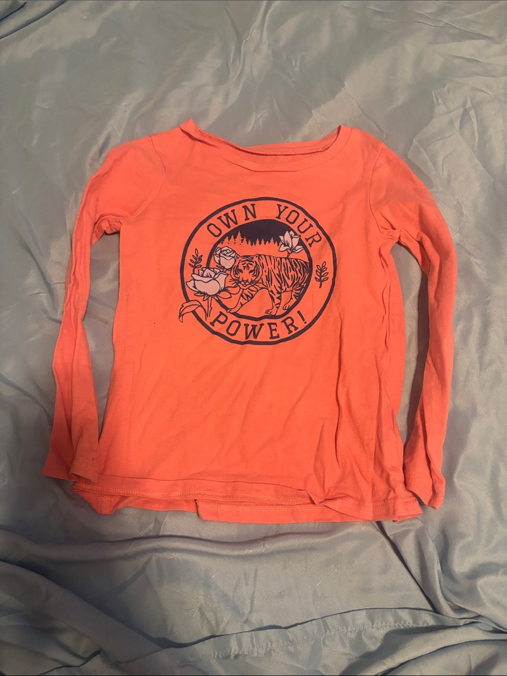 Girls' Coral 'Own Your Power' Long Sleeve Shirt